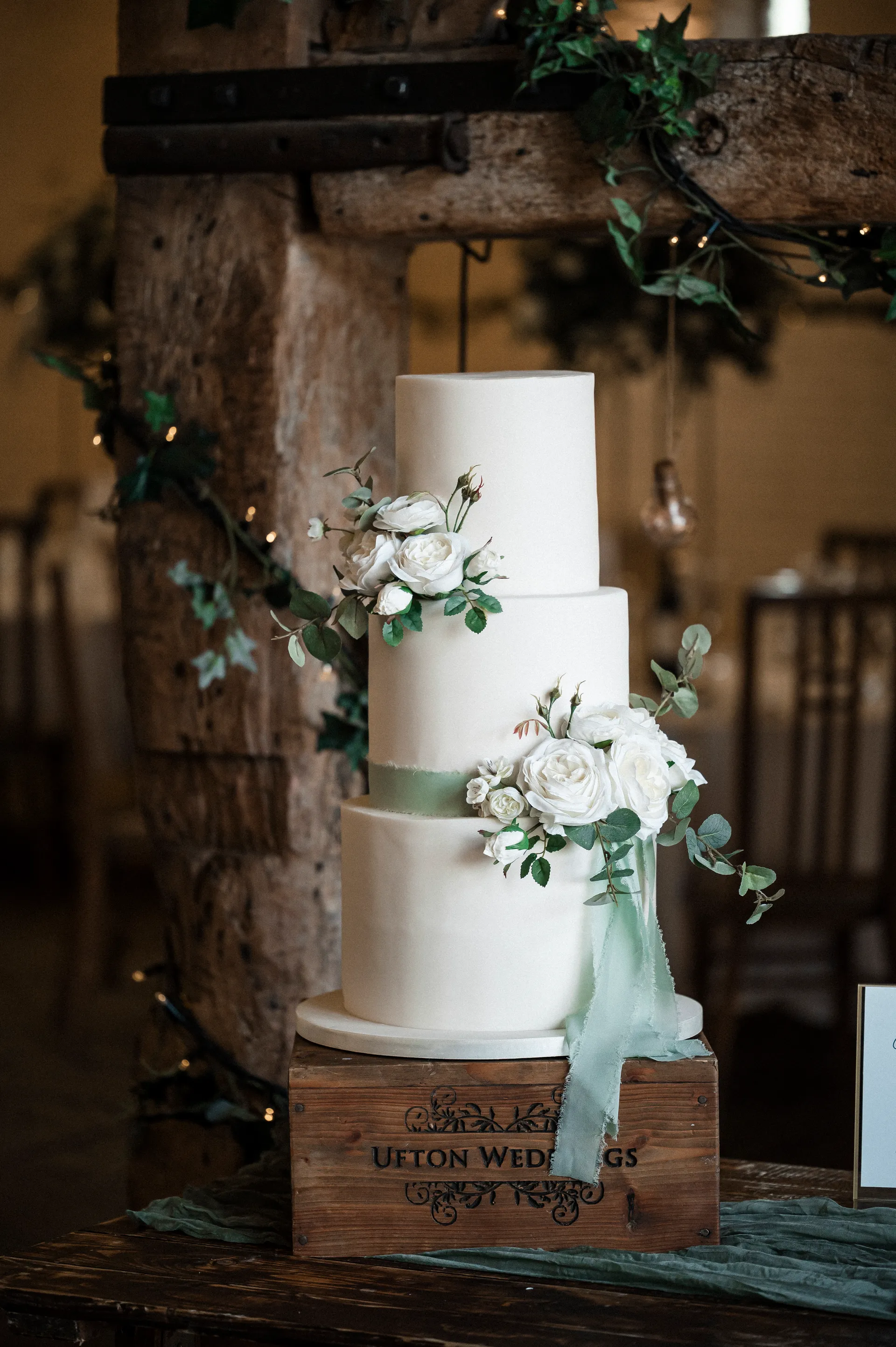 Wedding cake at Ufton Court